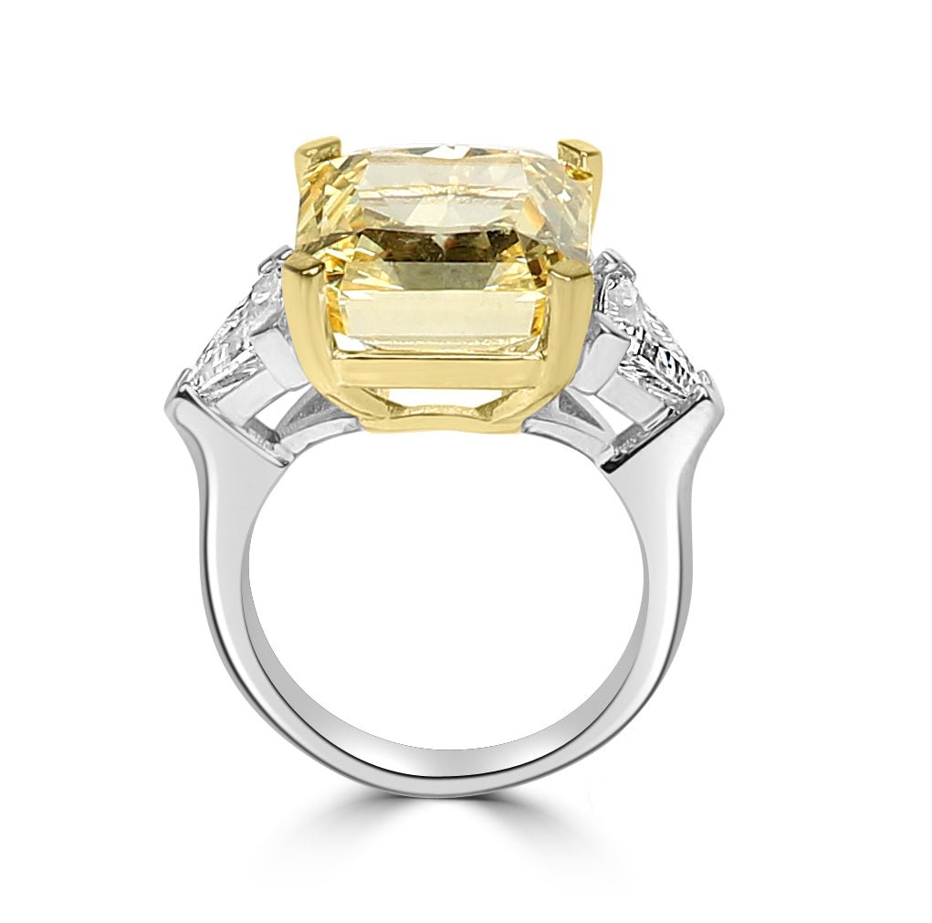 Three stones Cubic Zirconia Engagement Ring