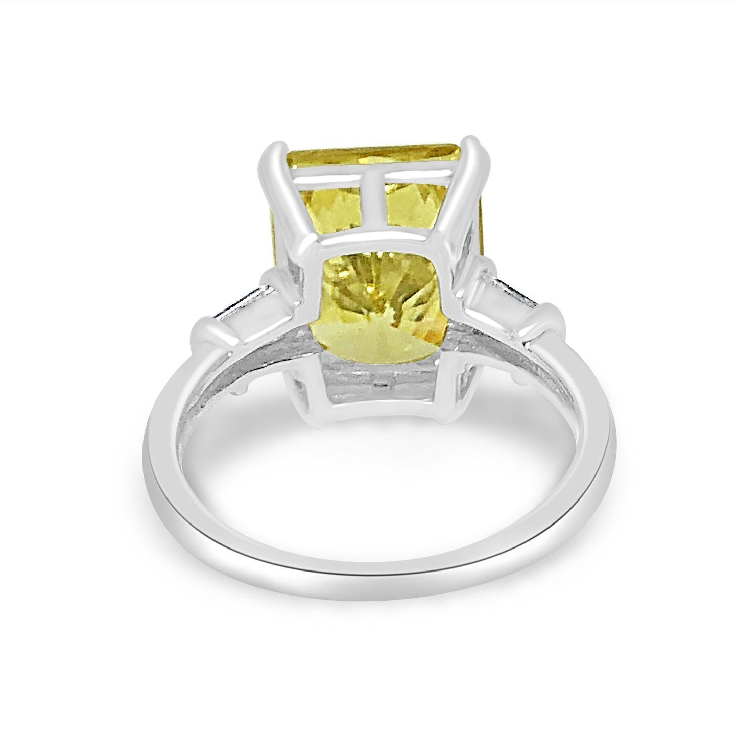 Captivating 10CT Radiant Cut Cubic Zirconia Ring