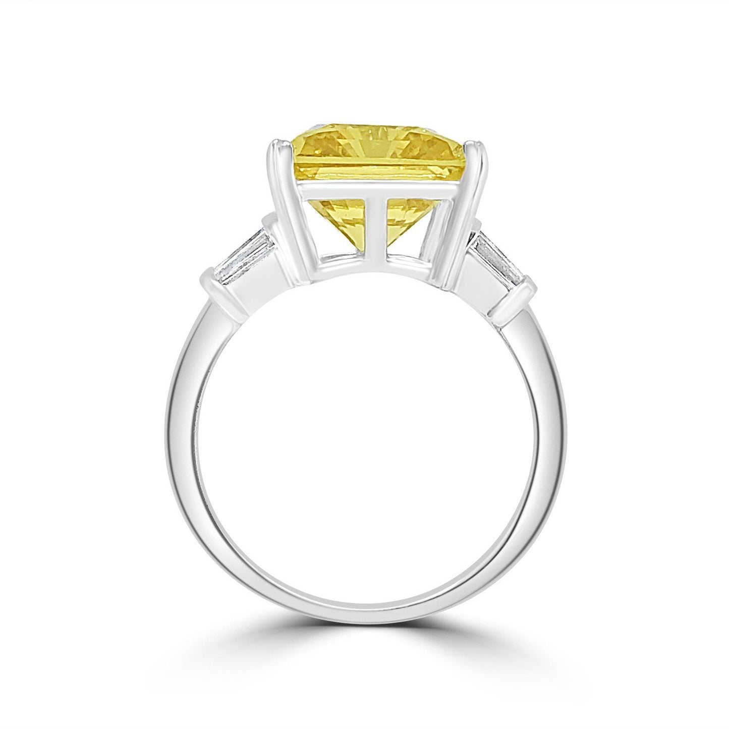 Captivating 10CT Radiant Cut Cubic Zirconia Ring