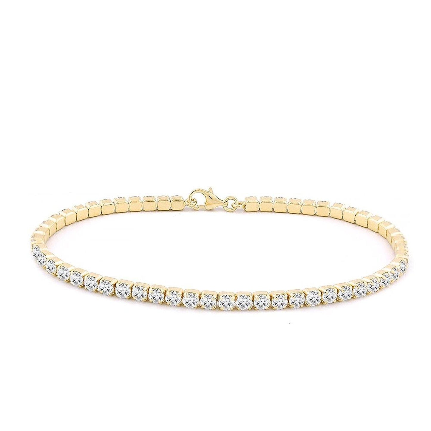 Dainty 5CT Round Cubic Zirconia Tennis Bracelet