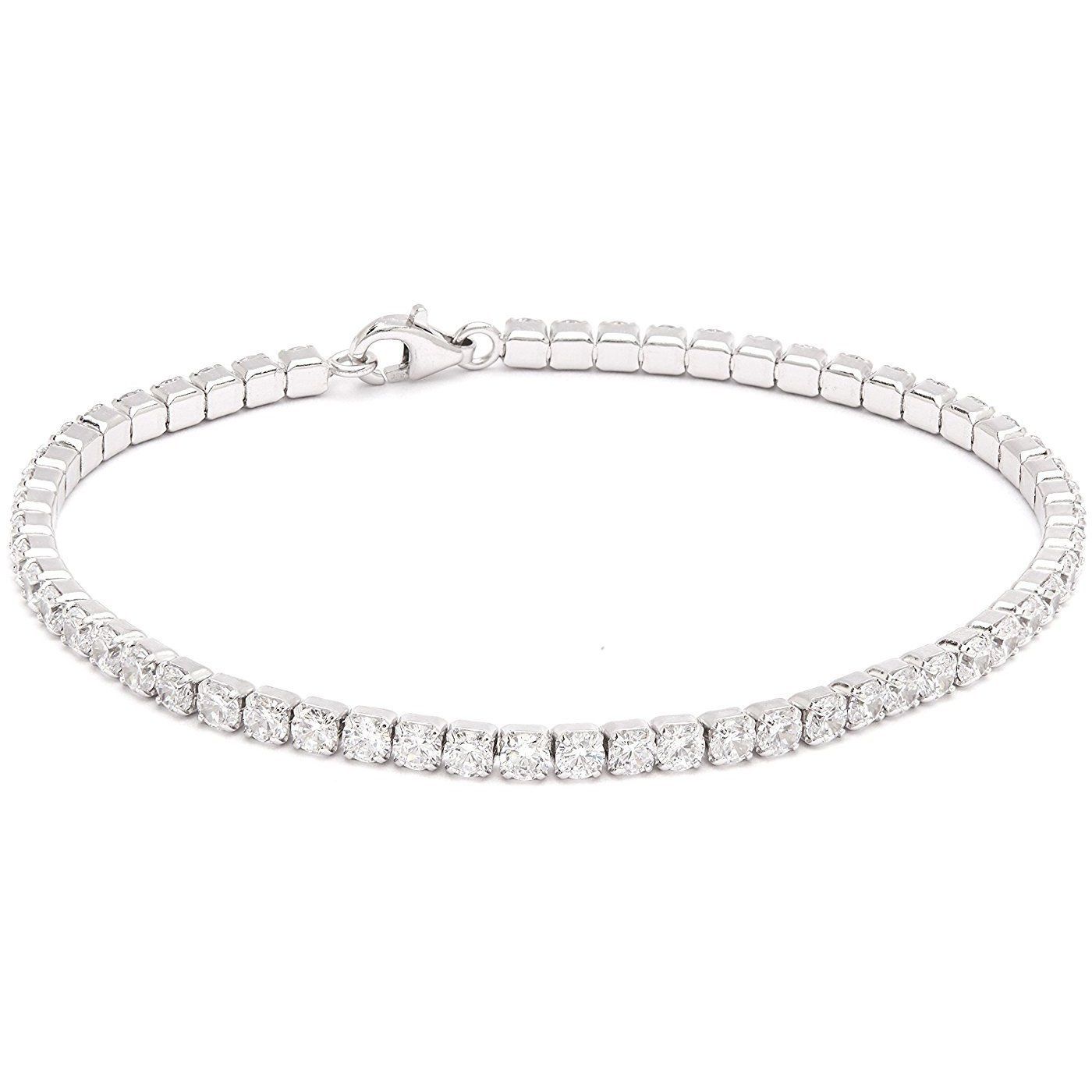 Dainty 5CT Round Cubic Zirconia Tennis Bracelet