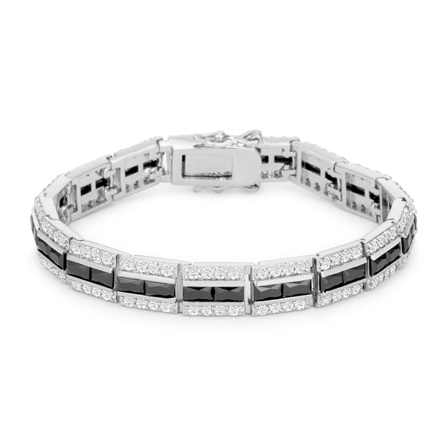 Balboa Black Onyx 5.1CT Cubic Zirconia Bracelet