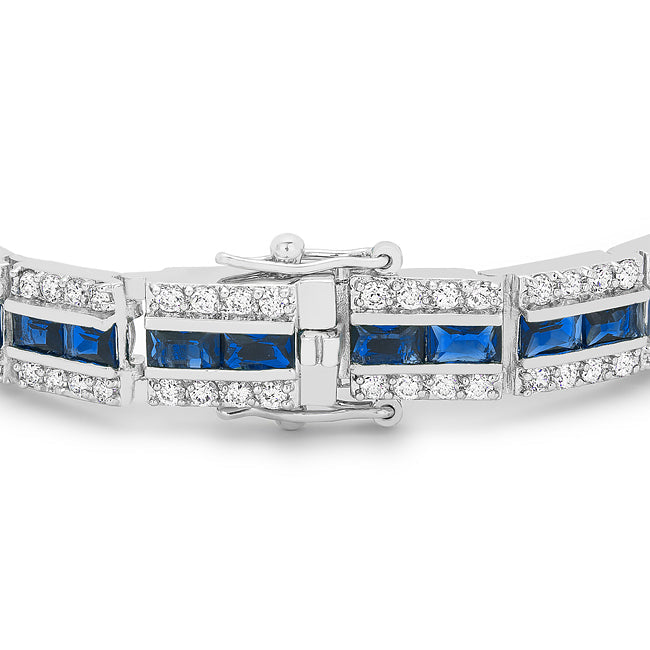 Balboa Blue 5.1CT Cubic Zirconia Bracelet
