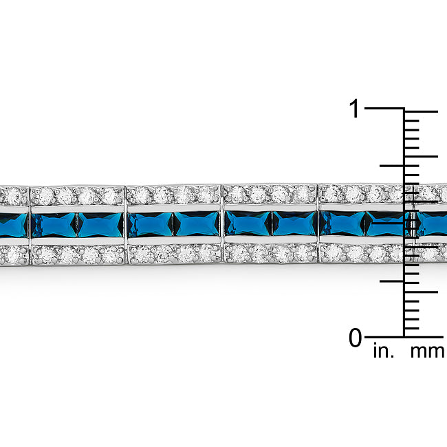 Balboa Blue 5.1CT Cubic Zirconia Bracelet