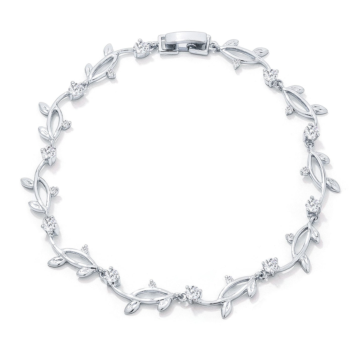 Nathans Delicate Vine Cubic Zirconia Bracelet