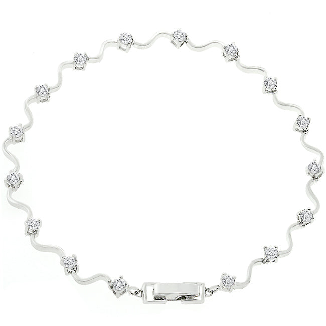 Elegant Flower Eternity Bracelet
