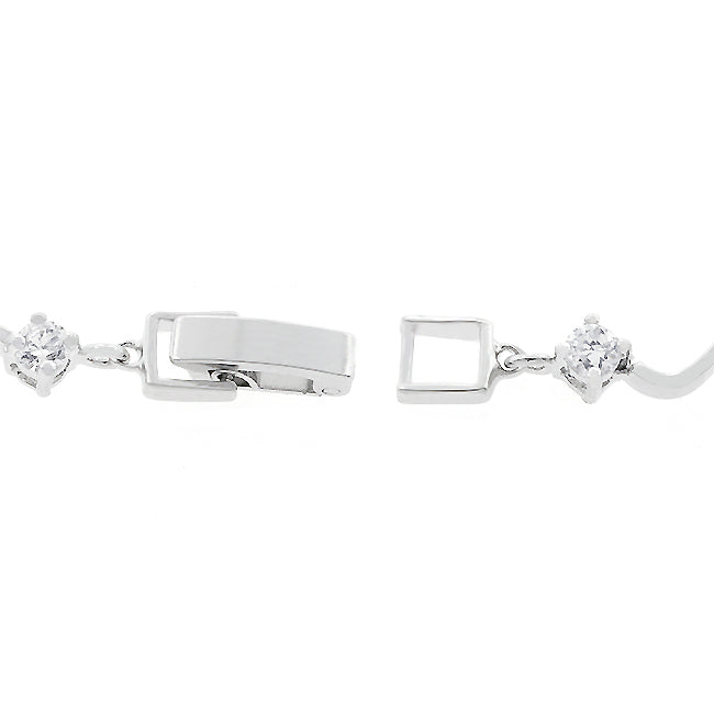 Elegant Flower Eternity Bracelet