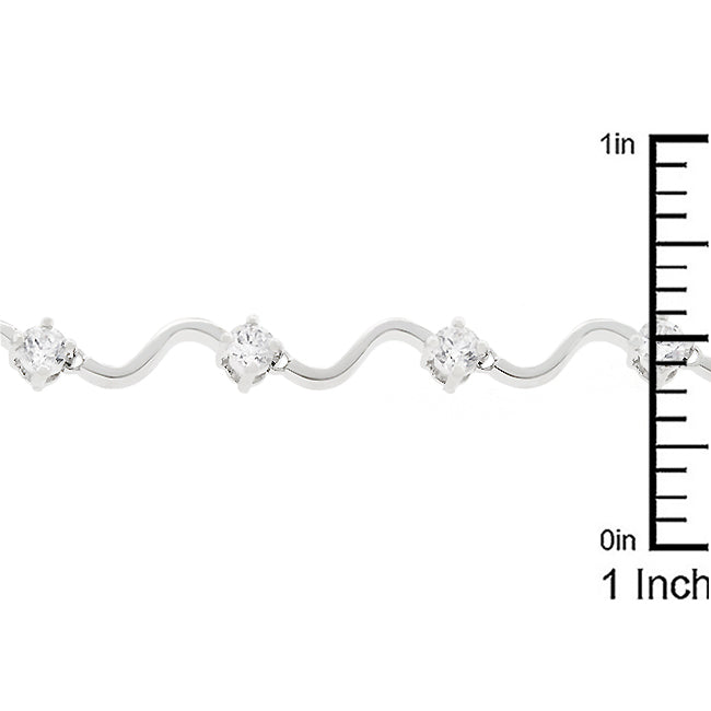 Elegant Flower Eternity Bracelet