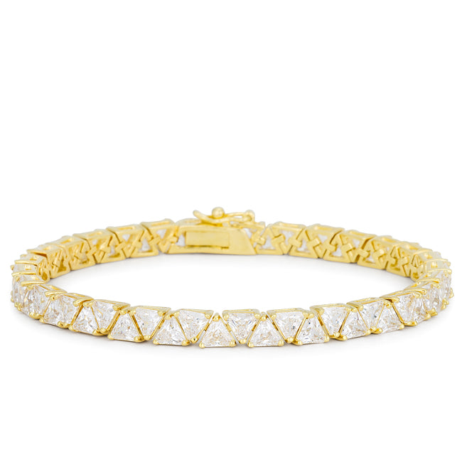 Remembrance Trillion Cut Tennis Bracelet