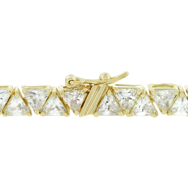 Remembrance Trillion Cut Tennis Bracelet