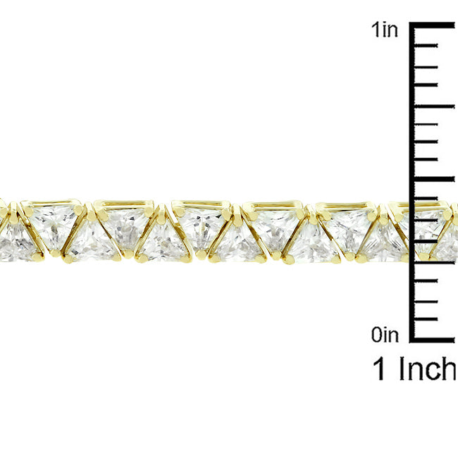 Remembrance Trillion Cut Tennis Bracelet
