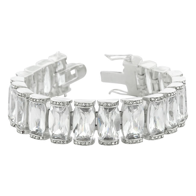 Elegant Big Bold Bridal Bracelet