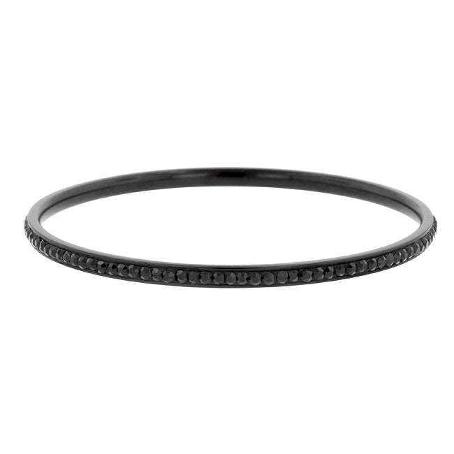 Beautiful Black Bangle Bracelet