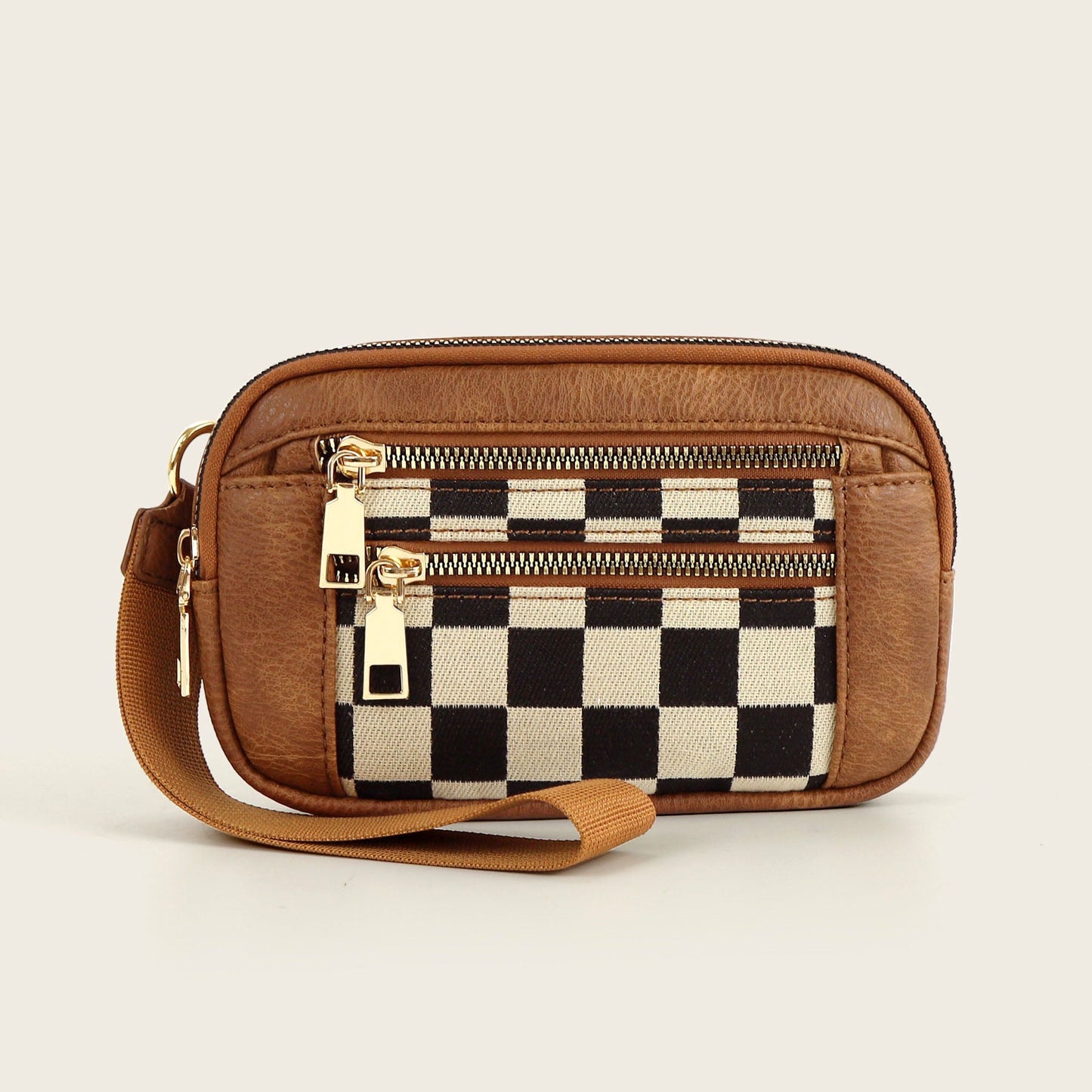 Blake Mixed Media Wallet Pouch Bag