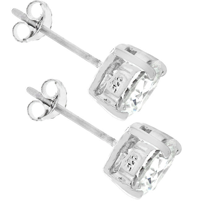 Penelope 7mm Elegant Everyday Stud Earrings