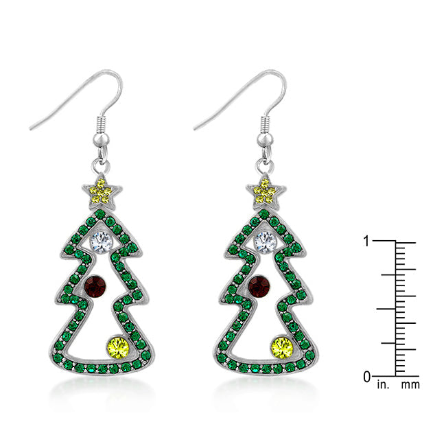 Festive Drop Christmas Earrings