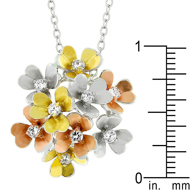 Beautiful Summer Flower Bouquet Necklace