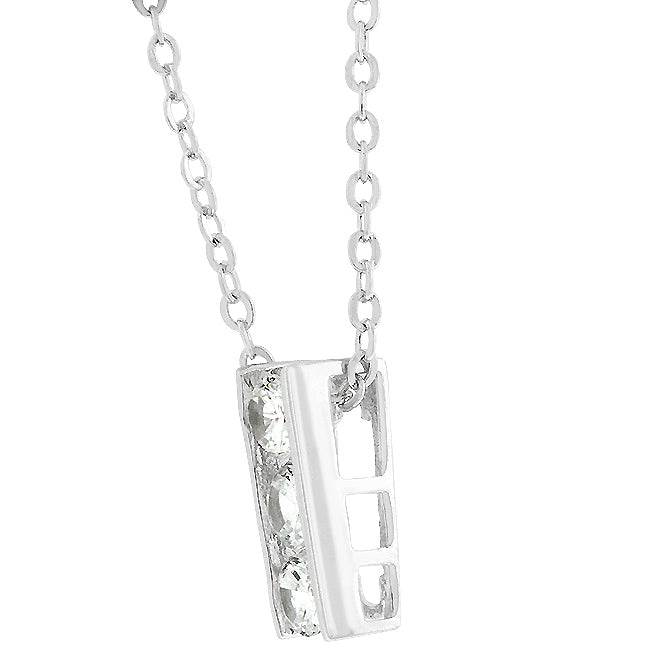 Triplet Cubic Pendant Necklace