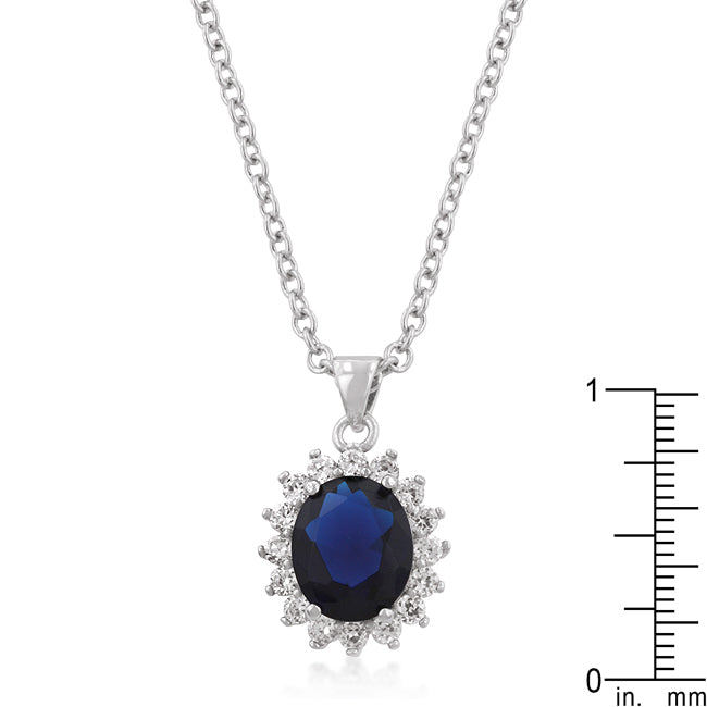 Radiant Royal Wedding Pendant Necklace