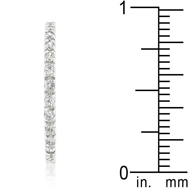 Simple Dainty CZ Eternity Band