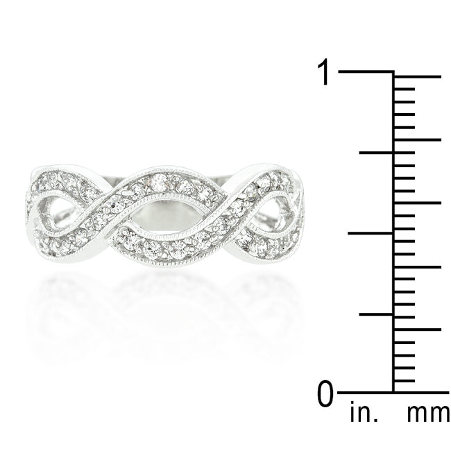 Classic Cubic Zirconia Infinity Band