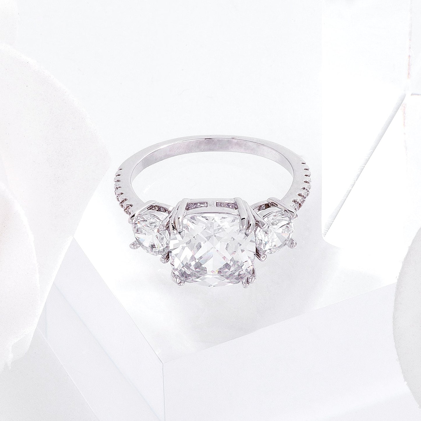 The Modern Royal Elegance Micro Pave Ring