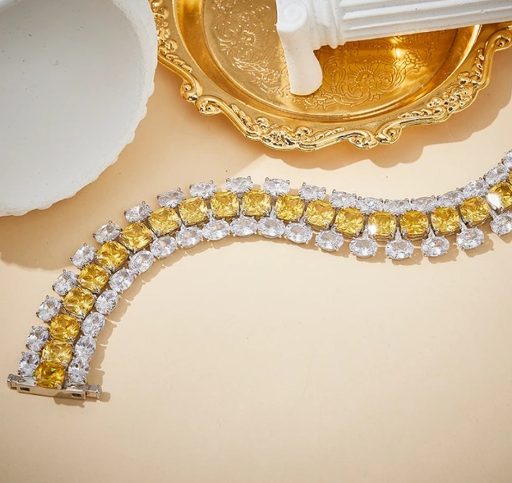 Gorgeous Couture Bracelet Oval Cubic Zirconia