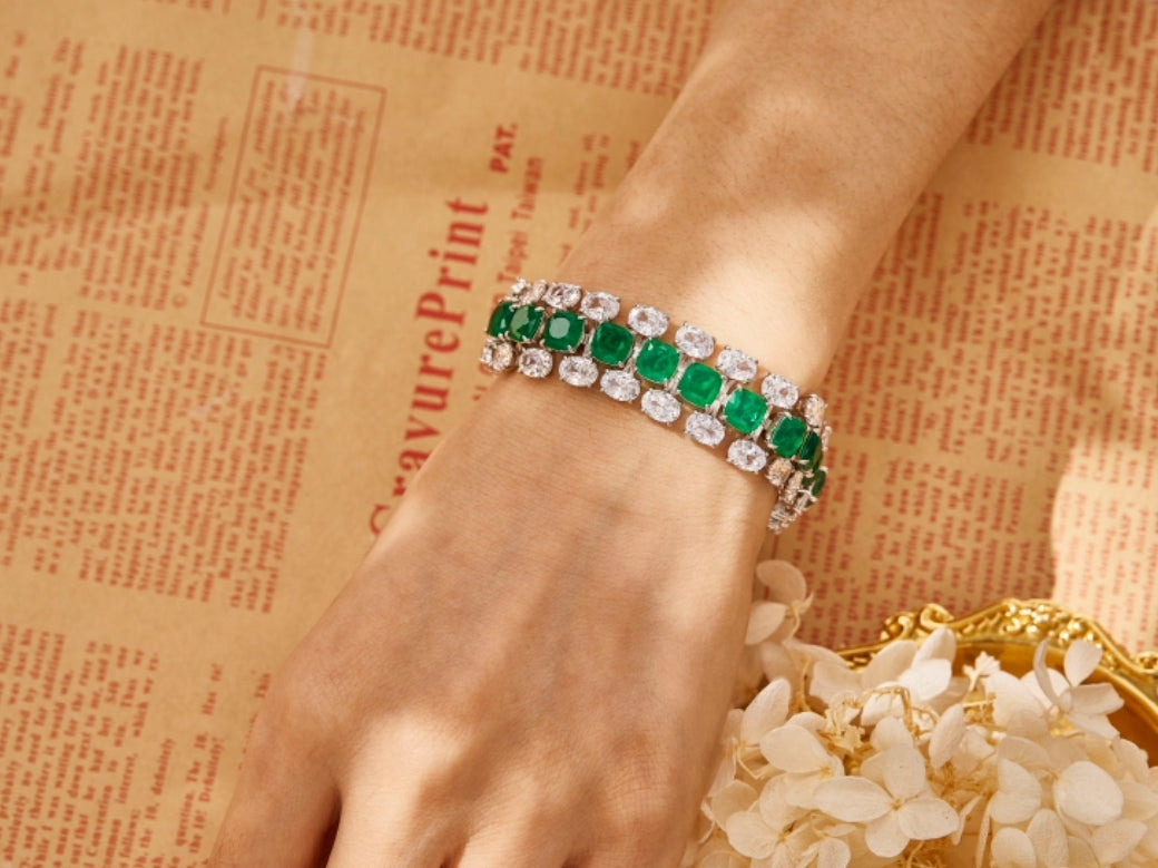 Gorgeous Couture Bracelet Oval Cubic Zirconia
