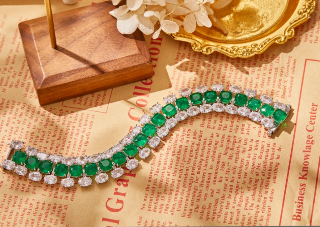 Gorgeous Couture Bracelet Oval Cubic Zirconia
