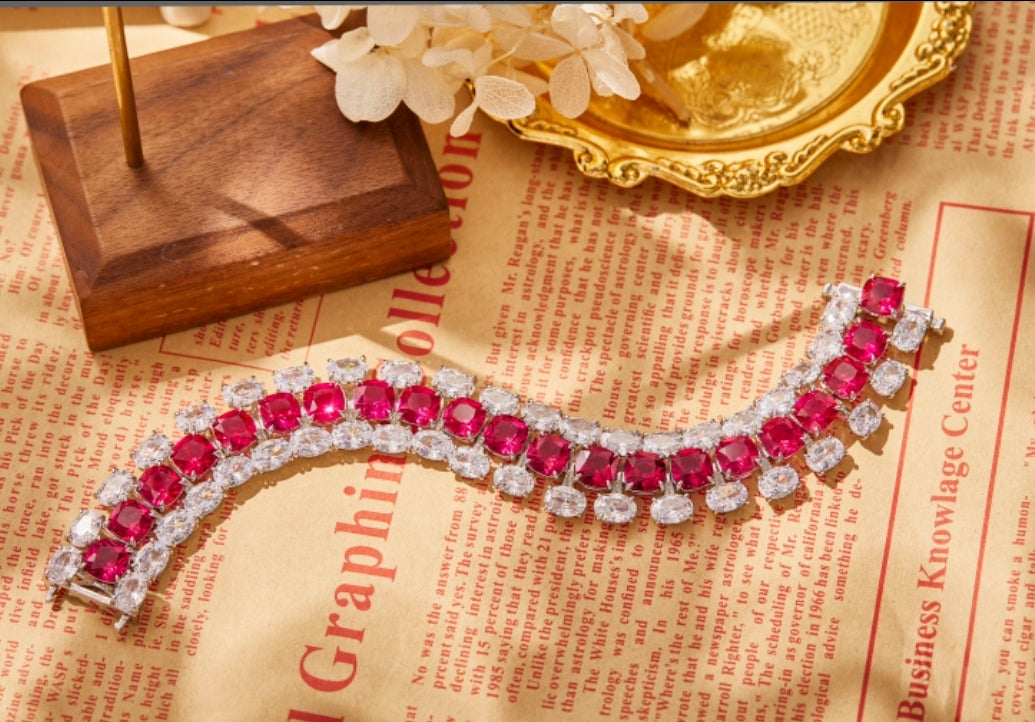 Gorgeous Couture Bracelet Oval Cubic Zirconia