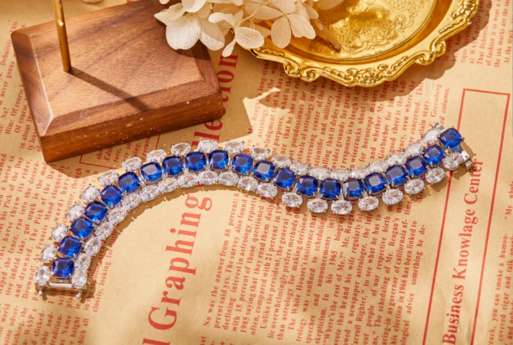 Gorgeous Couture Bracelet Oval Cubic Zirconia