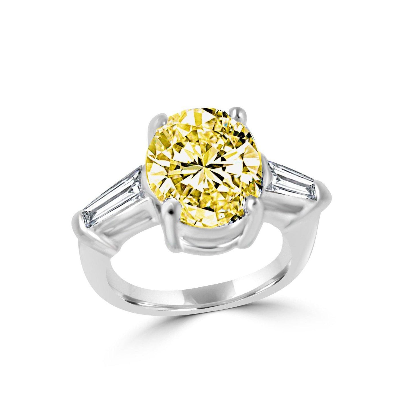 Oval Cut Cubic Zirconia Ring