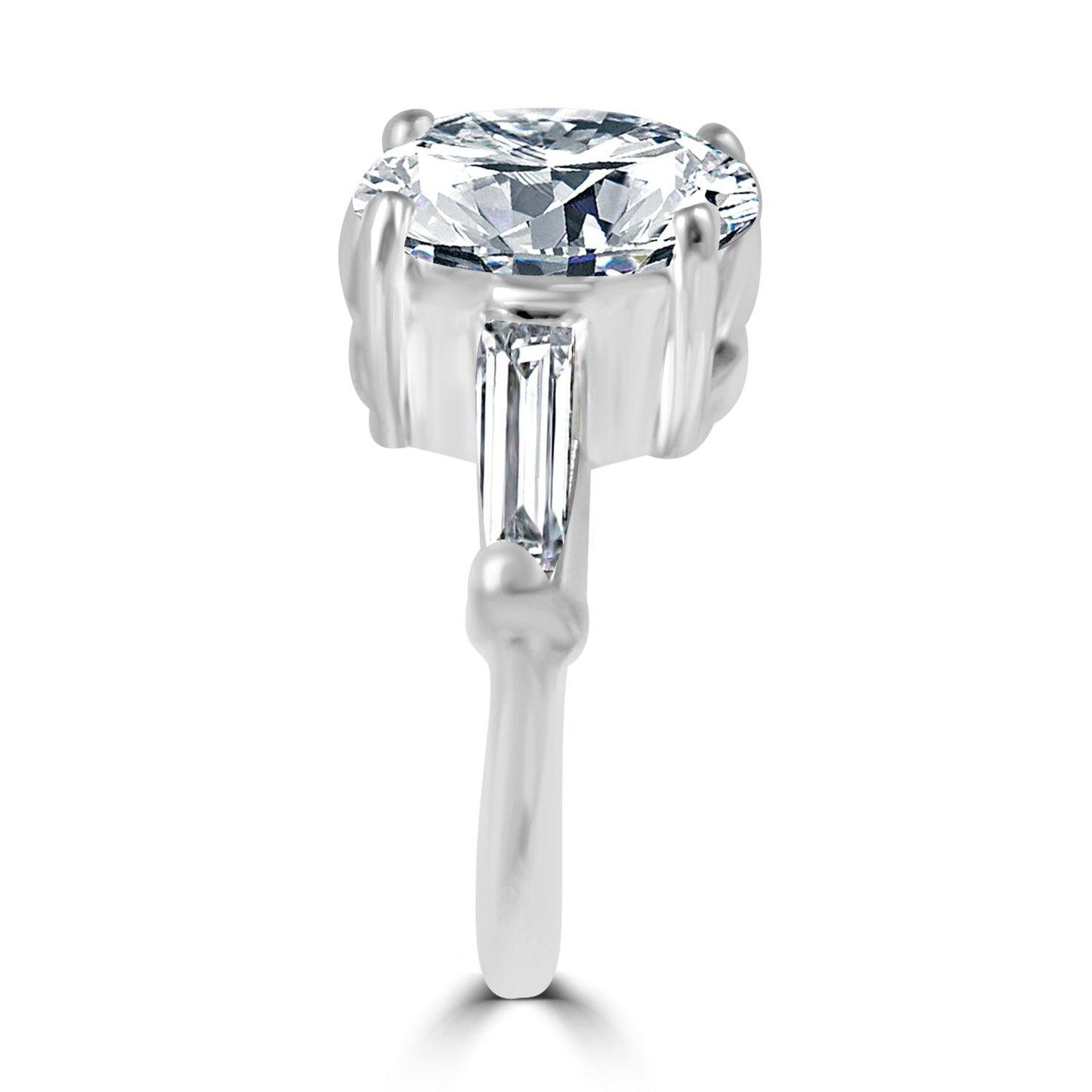 Oval Cut Cubic Zirconia Ring