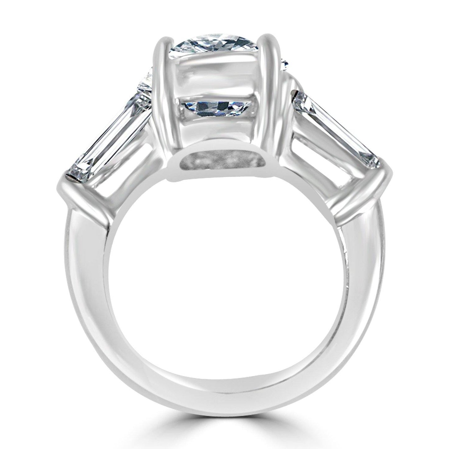 Oval Cut Cubic Zirconia Ring