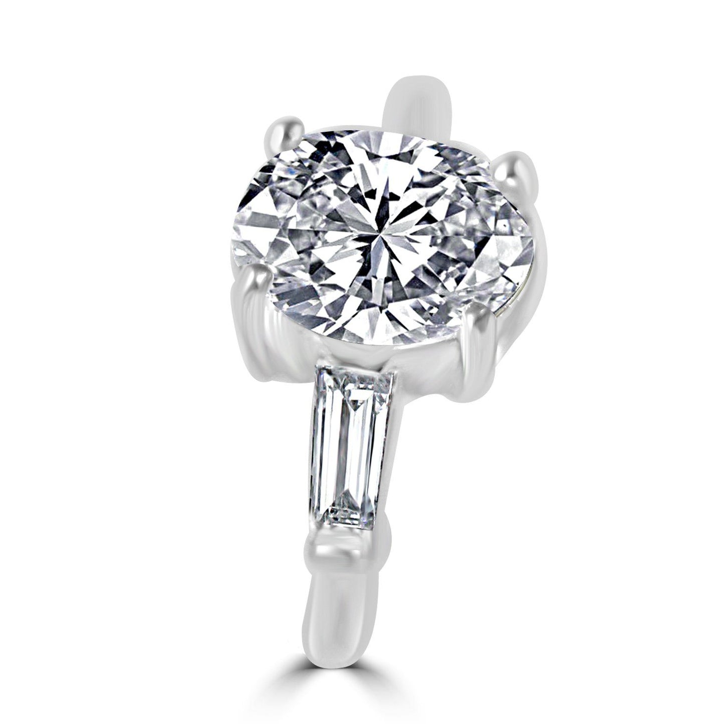 Oval Cut Cubic Zirconia Ring