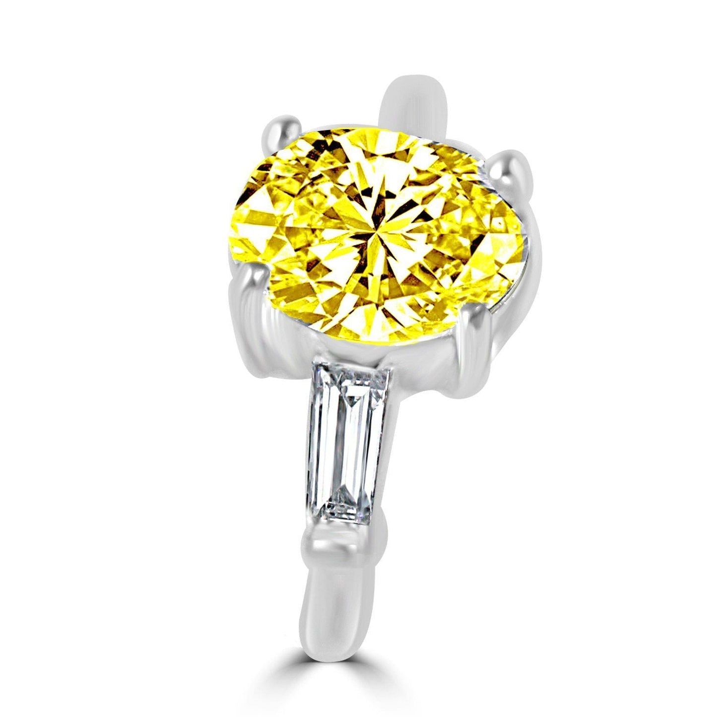 Oval Cut Cubic Zirconia Ring
