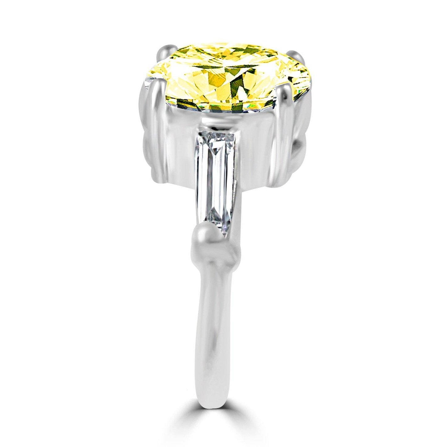 Oval Cut Cubic Zirconia Ring