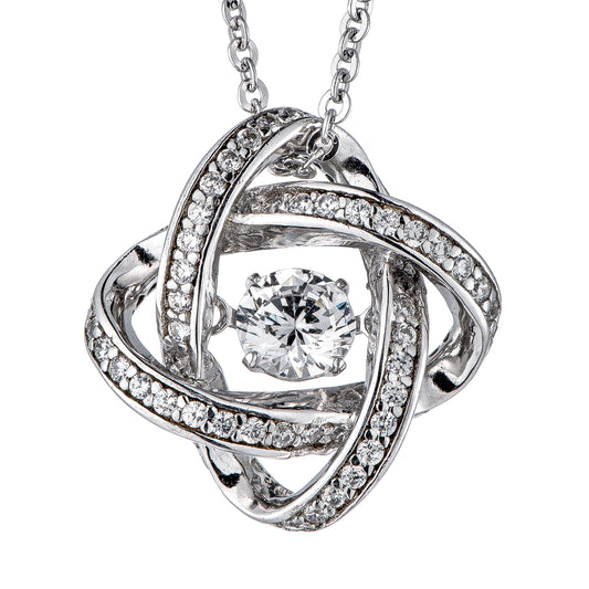 Classic Sterling Silver Pendant Necklace