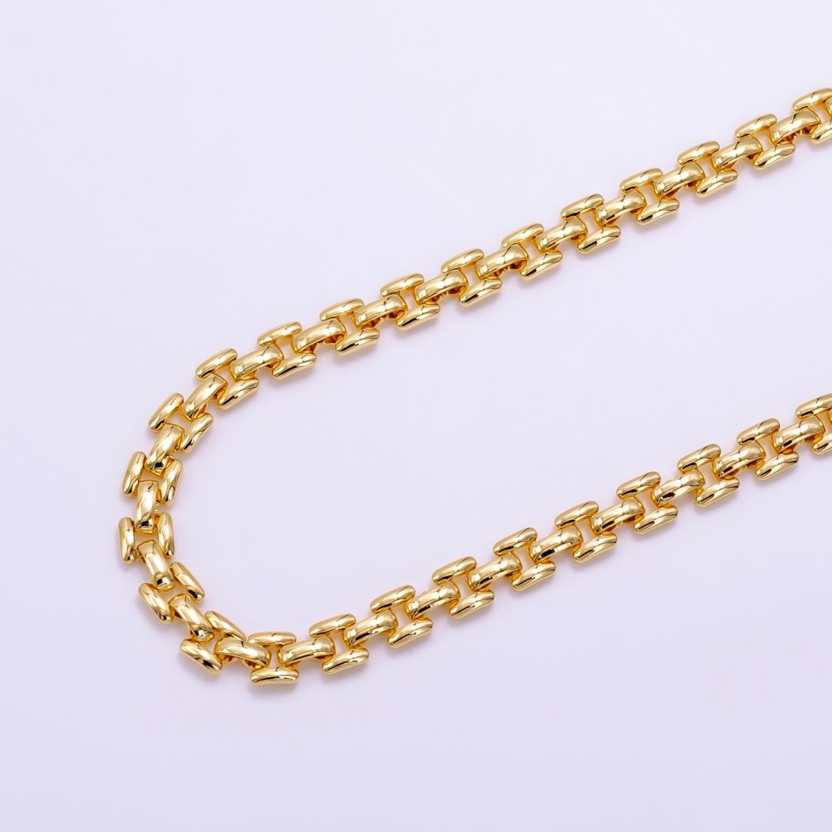 Gorgeous 14K Gold-Filled 5.5mm Panther Chain 16 Inch Choker Necklace w. Extender