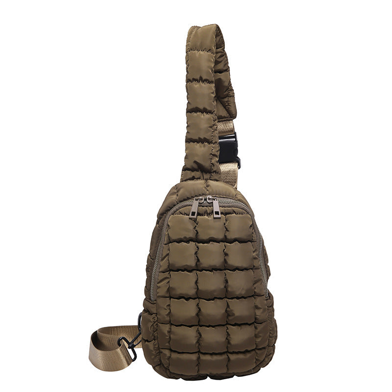 Skyler Quilted Puffer Sling Bag