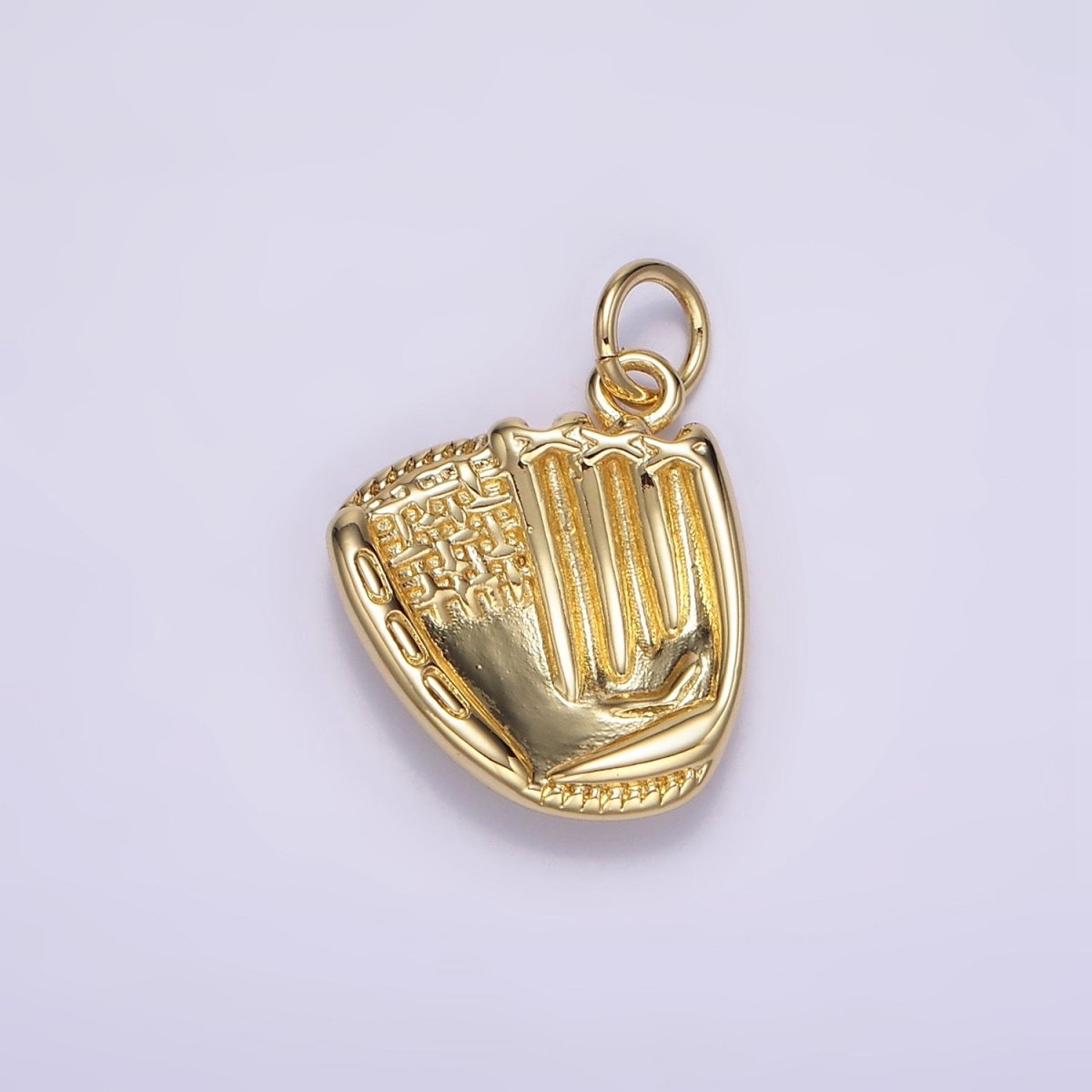 24K Gold Filled Minimalist Baseball Glove Charm