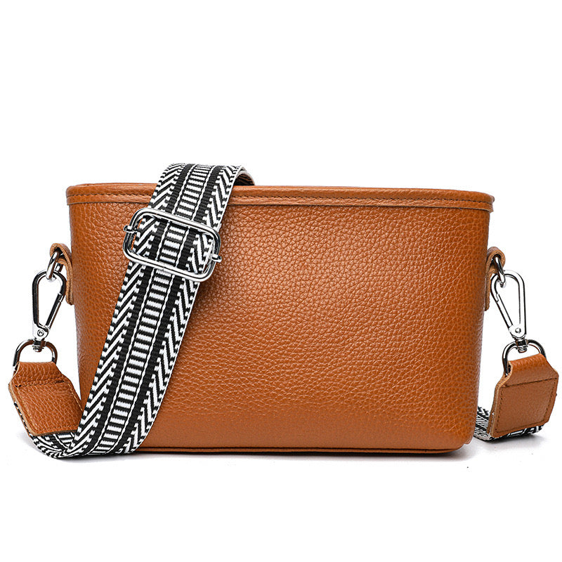 Aria Leather Compact Crossbody Bag