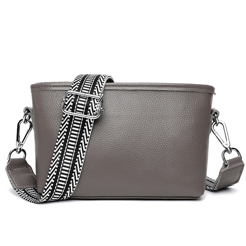 Aria Leather Compact Crossbody Bag