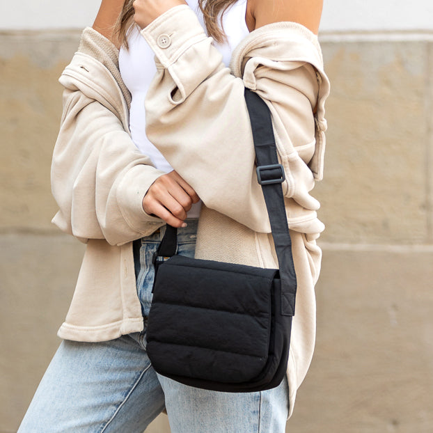 Afton Quilted Foldover Crossbody Bag