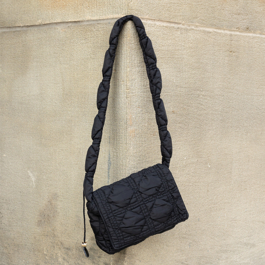Brinley Foldover Quilted Puffer Crossbody Bag