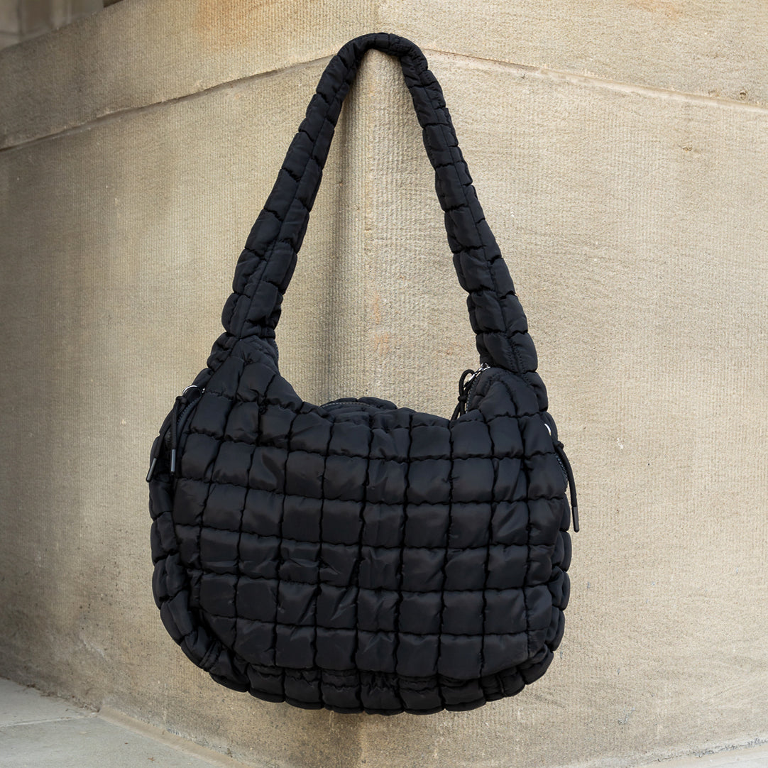 Taylor Quilted Puffer Tote Bag