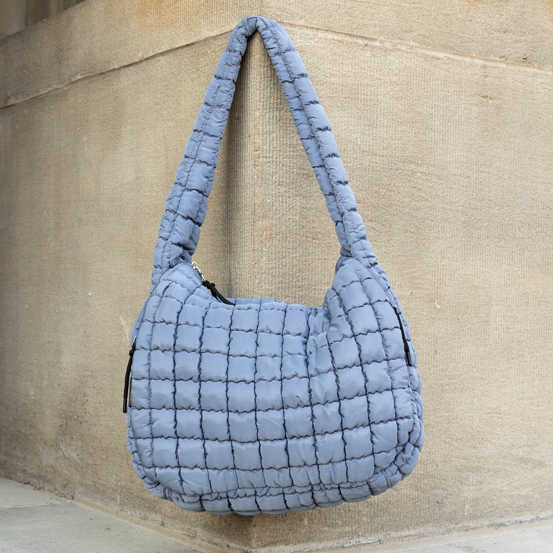 Taylor Quilted Puffer Tote Bag