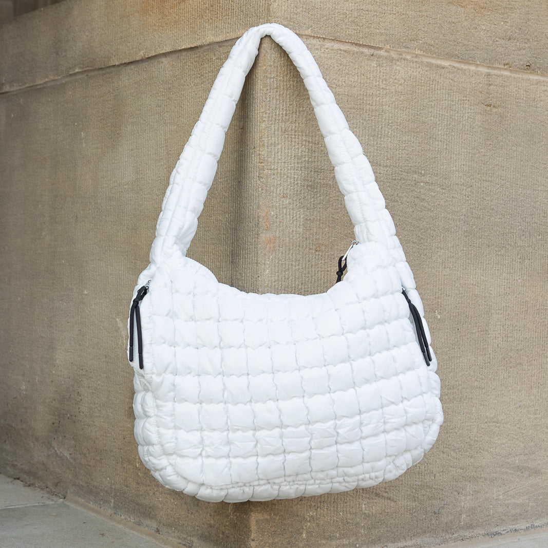 Taylor Quilted Puffer Tote Bag