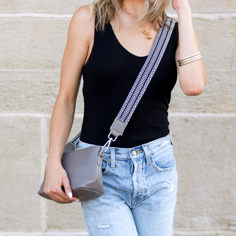 Aria Leather Compact Crossbody Bag