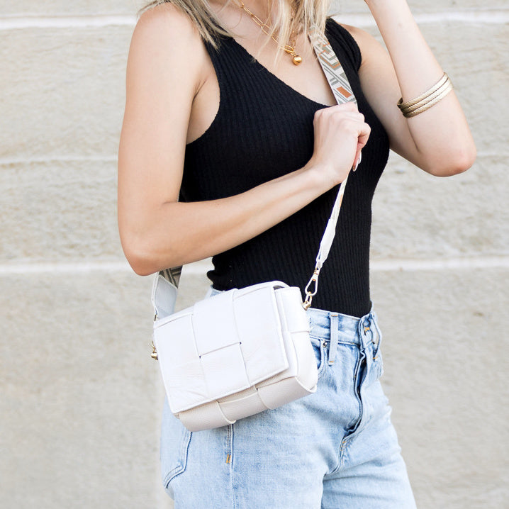 Margot Foldover Leather Crossbody Bag
